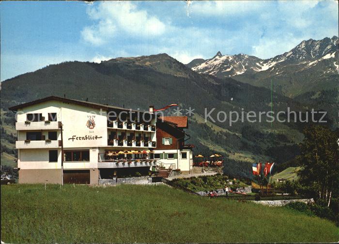 Bartholomaeberg Vorarlberg Berghotel Fernblick