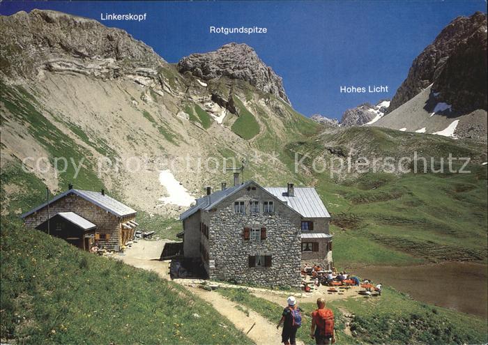 Rappenseehuette Rotgundspitze Linkerskopf Hohes Licht