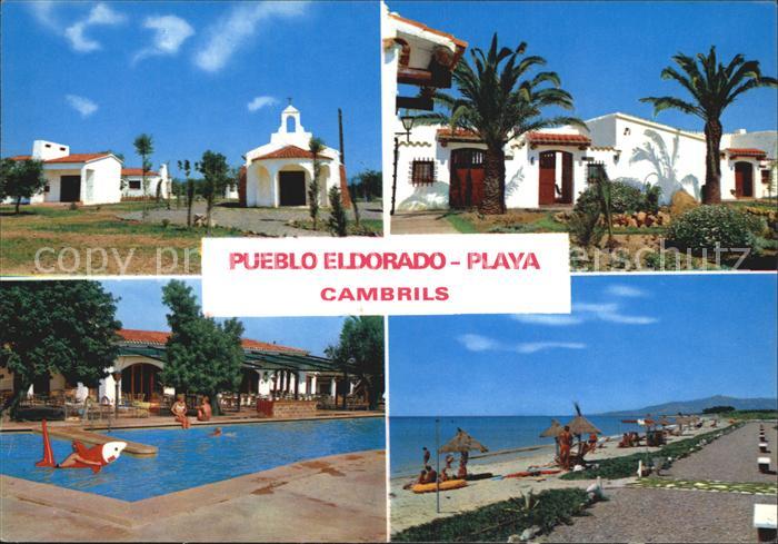 Cambrils Pueblo Eldorado Playa Strand Pool Aussenansicht