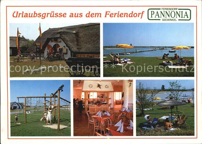 Pamhagen Feriendorf Pannonia Spielplatz Speiseraum Badestelle