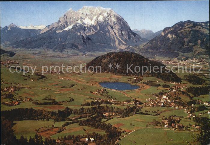 Aigen Ennstal Steiermark Fliegeraufnahme Puttersee