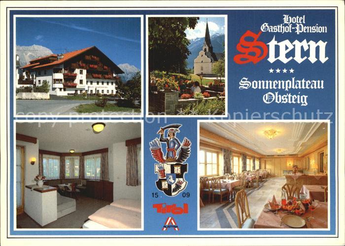 Obsteig Tirol Hotel Gasthof Pension Stern Doppelzimmer Aussenansicht Speiseraum