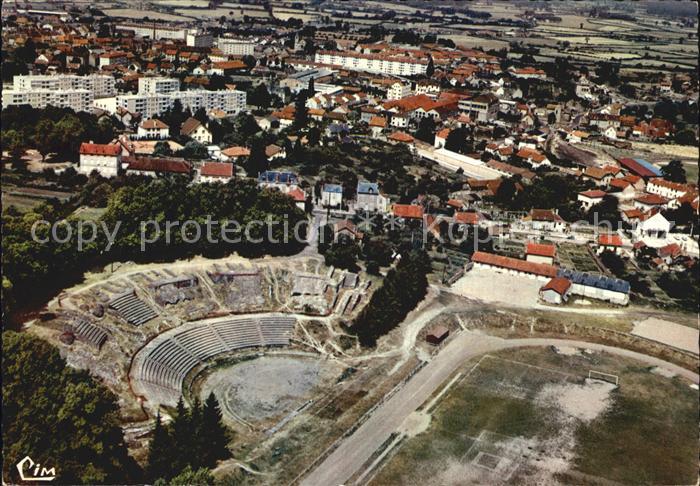 Autun Fliegeraufnahme mit Theatre Romain