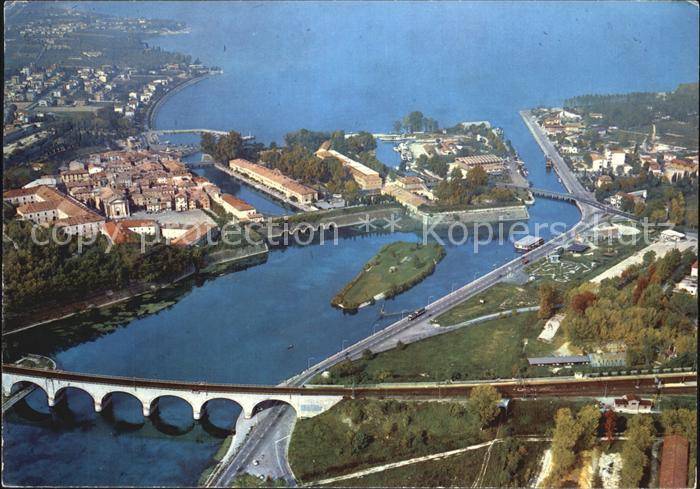 Peschiera del Garda Gardasee Fliegeraufnahme
