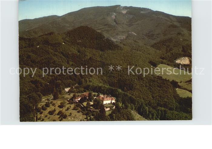 BADENWEILER BW Fliegeraufnahme Schloss Buergelm mit Hochblauen