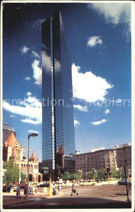 Boston Massachusetts Coplec Square und Trinity Church