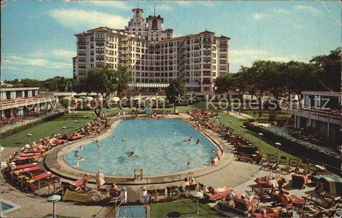 Chicago Illinois Edgewater Beach Hotel Pool
