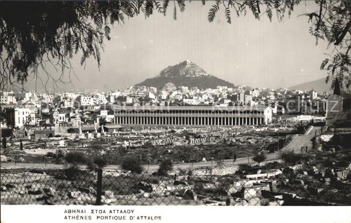 Athen Griechenland Portique d Attalos