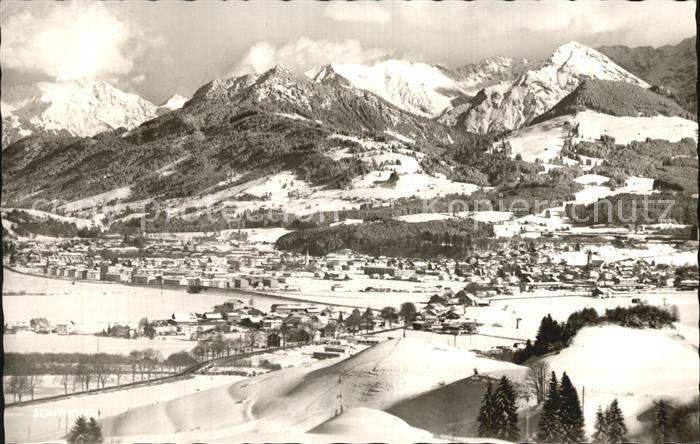 Sonthofen Oberallgaeu Gesamtansicht