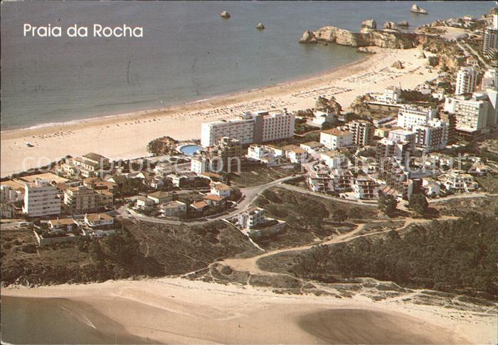 Praia da Rocha Fliegeraufnahme Strand