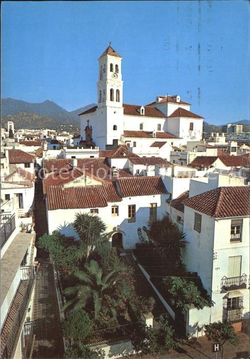 Marbella Andalucia Teilansicht mit Kirche