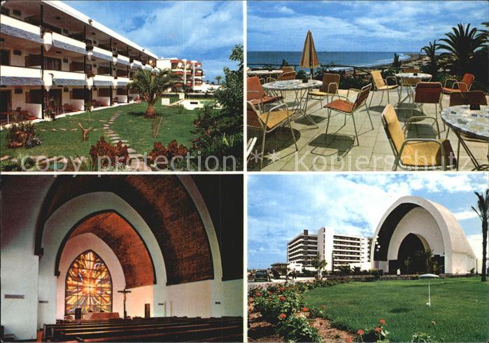 Playa del Ingles Kirche und Arpatements