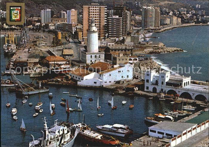Malaga Andalucia La Farola Paseo Maritimo