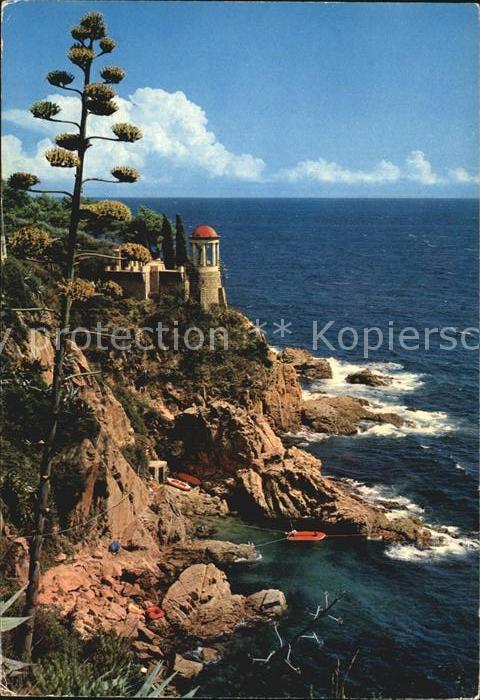 Blanes Bucht mit Burg