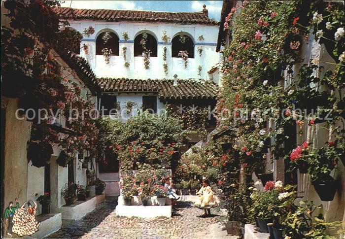 Andalucia Andalusien Haus mit Rosen