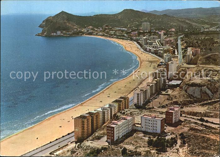 Benidorm Fliegeraufnahme Strand