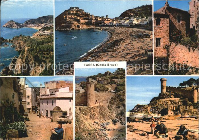 Tossa de Mar Burg Strand Altstadt Bucht