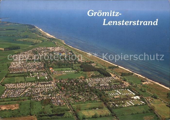 Groemitz Ostseebad Fliegeraufnahme Lensterstrand