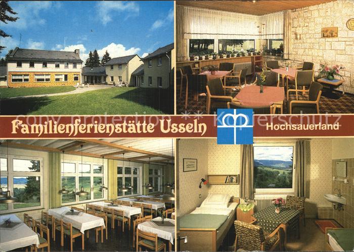 Usseln Familienferienstaette Einzelzimmer Speiseraum Lobby