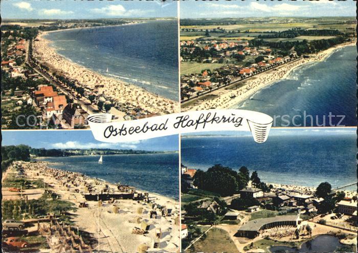 Haffkrug Ostseebad Strand Fliegeraufnahme