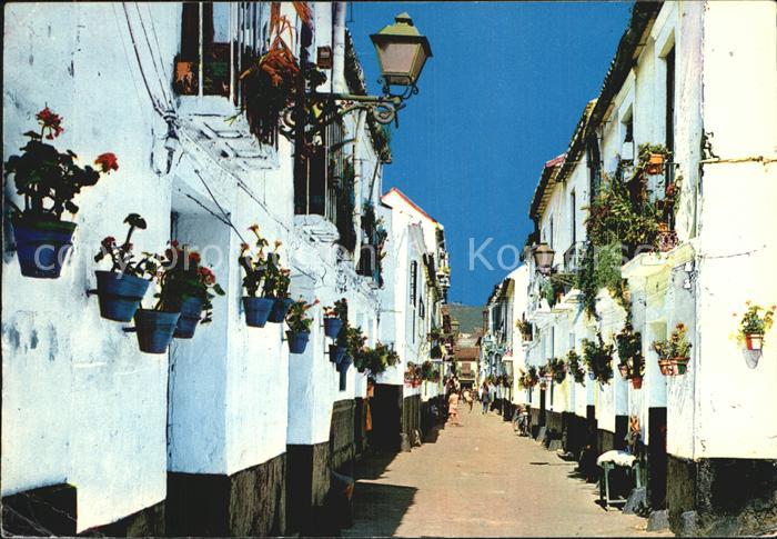 Malaga Andalucia Typische Strasse