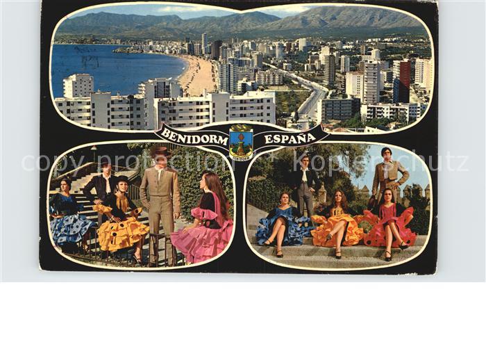 Benidorm Trachtentraeger Flamengotaenzer Gesamtansicht