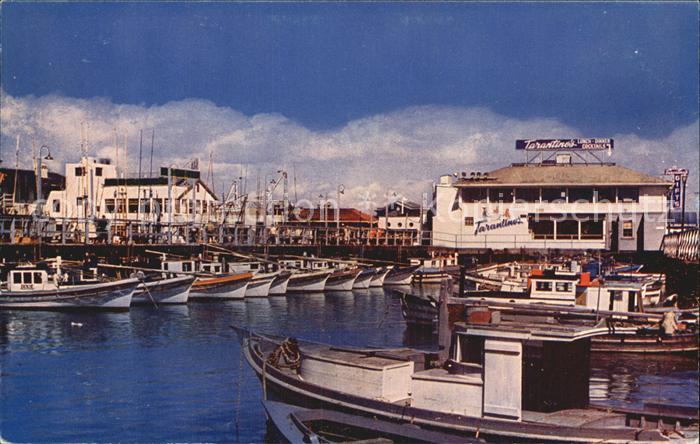 San Francisco California Fisherman's Wharf Tarantino Restaurant