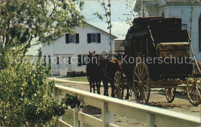 Morrisburg Upper Canada Village Stage Coach with Pastors House