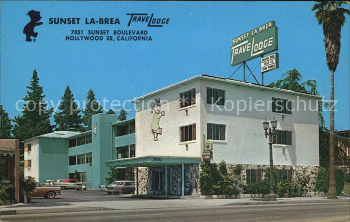 Hollywood California Travel Lodge Sunset La Brea