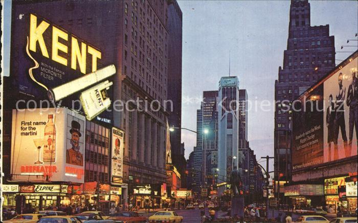 New York City Times square at night
