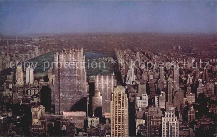 New York City North view from the Empire State Building