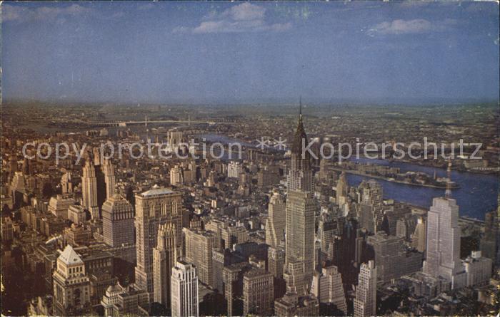 New York City North East view from the Empire State Building
