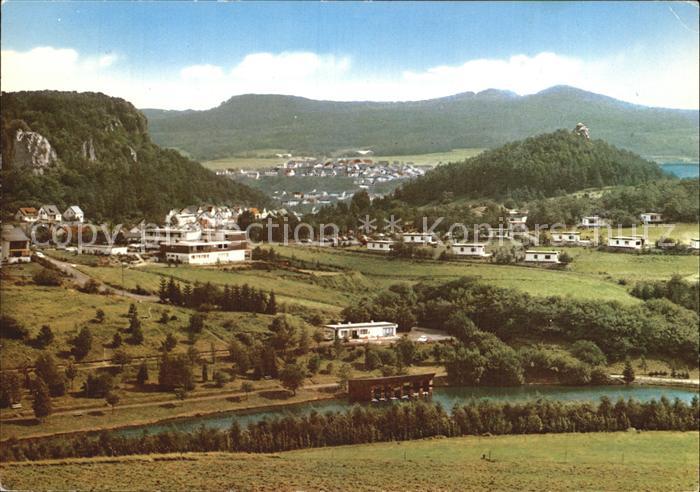Gerolstein Rheinland-Pfalz Teilansicht mit Stausee