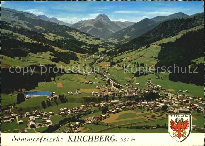 Kirchberg Tirol Grosser Rettenstein Alpenpanorama Fliegeraufnahme