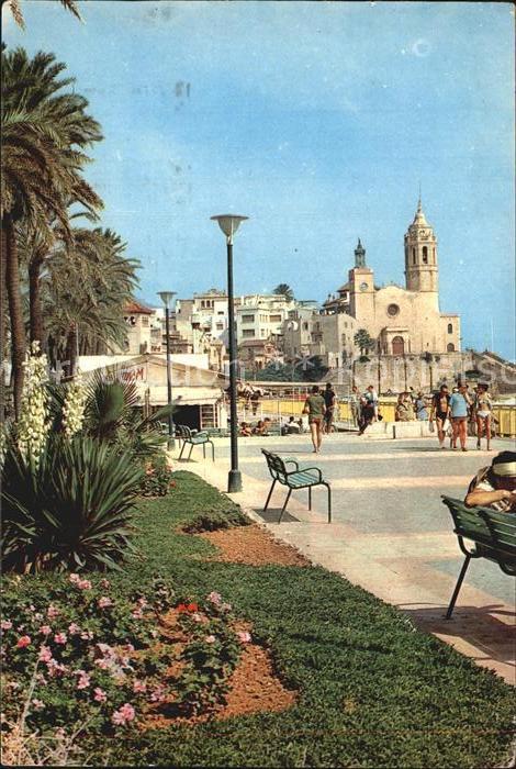 Sitges Strandpromenade Kirche