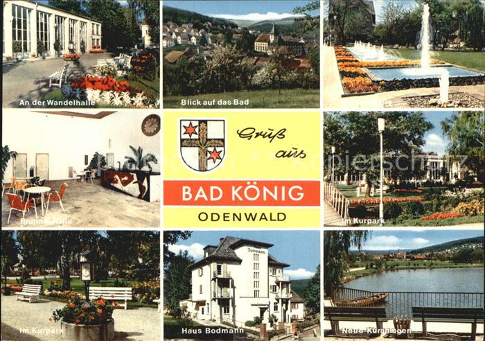 Bad Koenig Odenwald Wandelhalle Wasserspiele Kurpark Brunnenhalle Kurpark Haus B