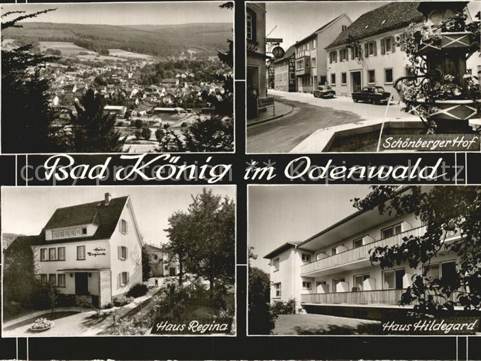 Bad Koenig Odenwald Panorama Schoenberger Hof Haus Hildegard Haus Regina Bromsil