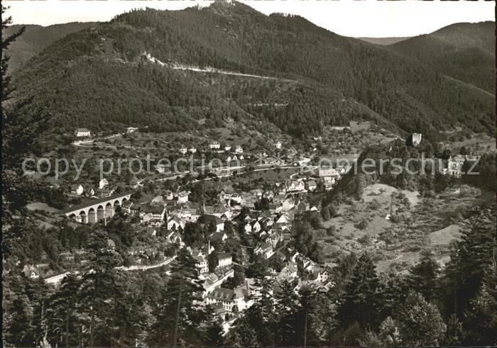 Hornberg Schwarzwald Panorama Luftkurort Viadukt