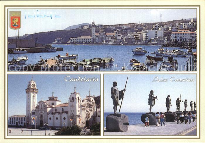 Candelaria Hafen Kirche Skulpturen Guanchen