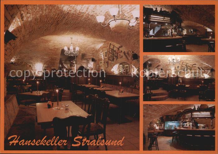 Stralsund Mecklenburg Vorpommern Hansekeller Restaurant Bar