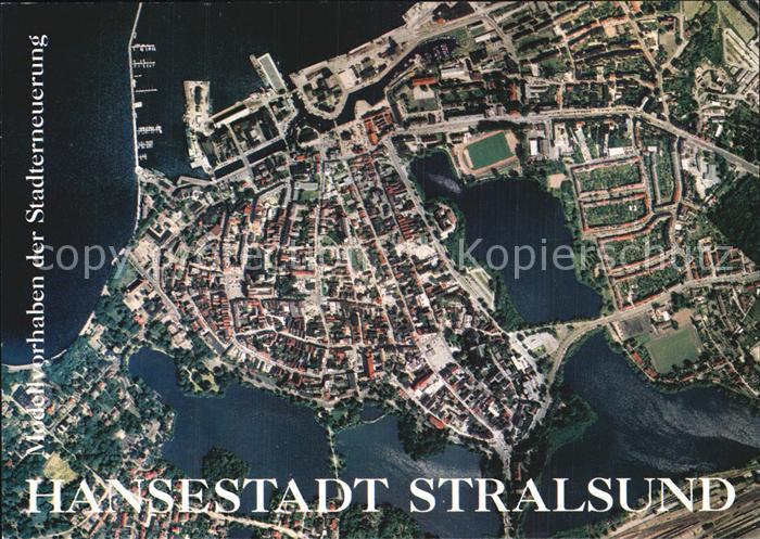 Stralsund Mecklenburg Vorpommern Hansastadt Altstadtinsel Hafen Knieperteich Fra