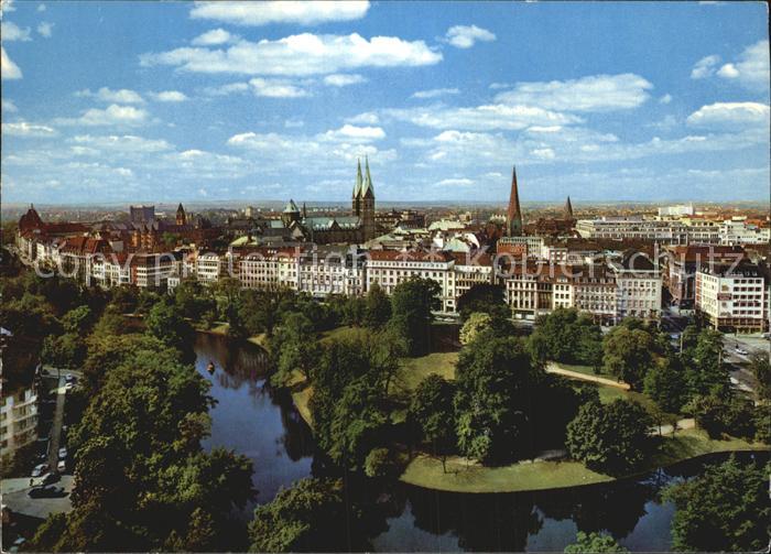 BREMEN  CITY Am Wall Blick ueber die Stadt