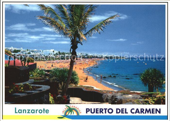 Lanzarote Kanarische Inseln Panorama Strand