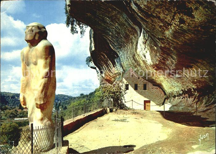 Les Eyzies-de-Tayac-Sireuil Le Mousterien Homme prehistorique