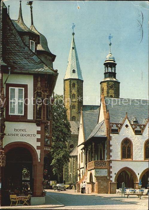 GOSLAR Harz Niedersachsen Rathaus Marktkirche