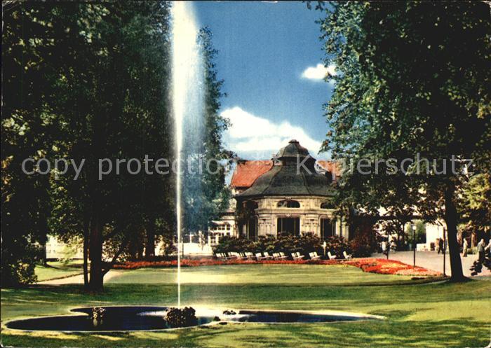Bad Salzschlirf Kurpark Fontaene