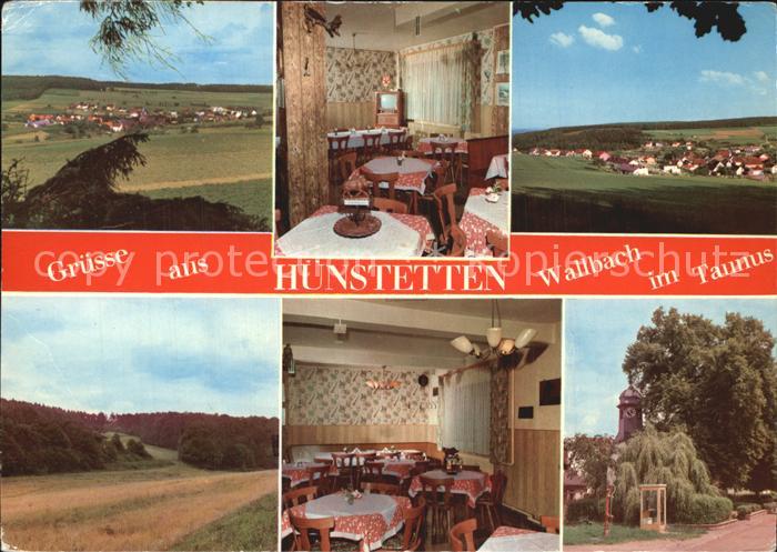 Wallbach Taunus Gasthaus Pension Zum Taunus Landschaftspanorama