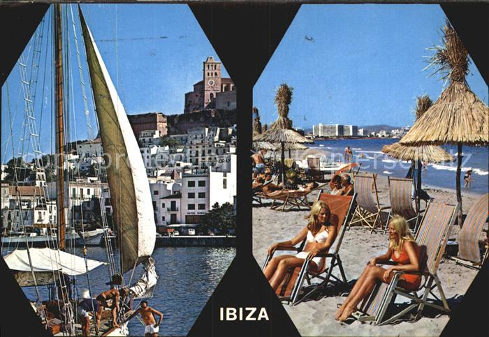 Ibiza Islas Baleares Segelyacht Strand