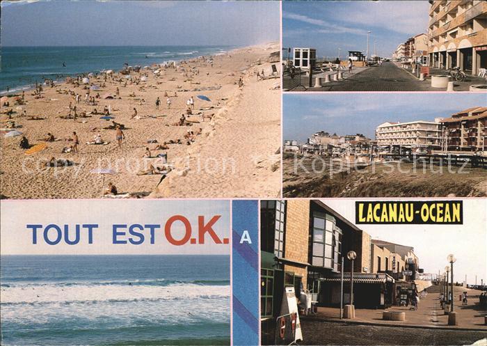 Lacanau Vues diverses de la plage et du front d