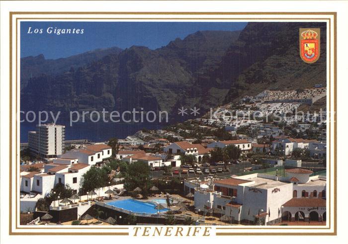 Los Gigantos Santiago del Teide Panorama Gebirge